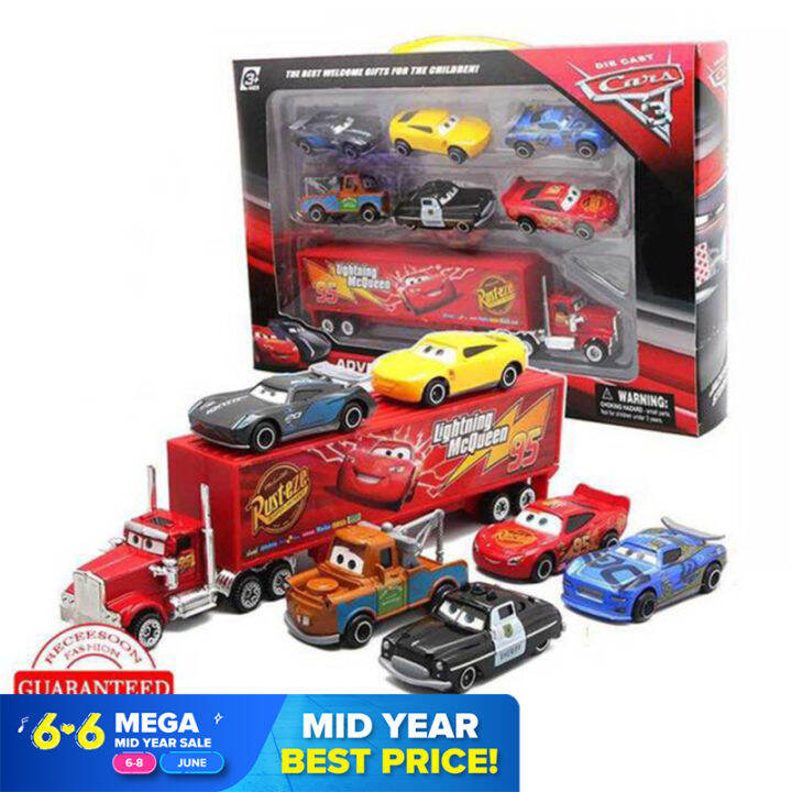 Pixar Cars 2 McQueen Metal Toys Model Car Birthday Gift for Kids Boy