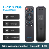 BTS BPR1S บวก BLE 5.0 2.4กรัมรีโมทคอนโทรลไร้สายไจโรสโคปแอร์เมาส์กล่องสำหรับสมาร์ททีวีและรีโมทคอนโทรล BT PC