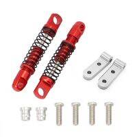 for WPL D12 RC Car Metal Rear Shock Absorber Damper with Mount Fixed Seat Upgrades Parts Accessories