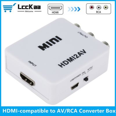 【cw】 compatible to CVSB L/R Video Scaler Converter 1080P Composite HDMI2AV Support NTSC ！