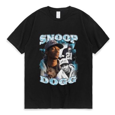 Snoop Dogg Hip Hop T Shirt Manga 90s Vintage Black T-shirt for Men Short Sleeve Summer 100% Cotton Fashion Tshirts Tops XS-4XL-5XL-6XL
