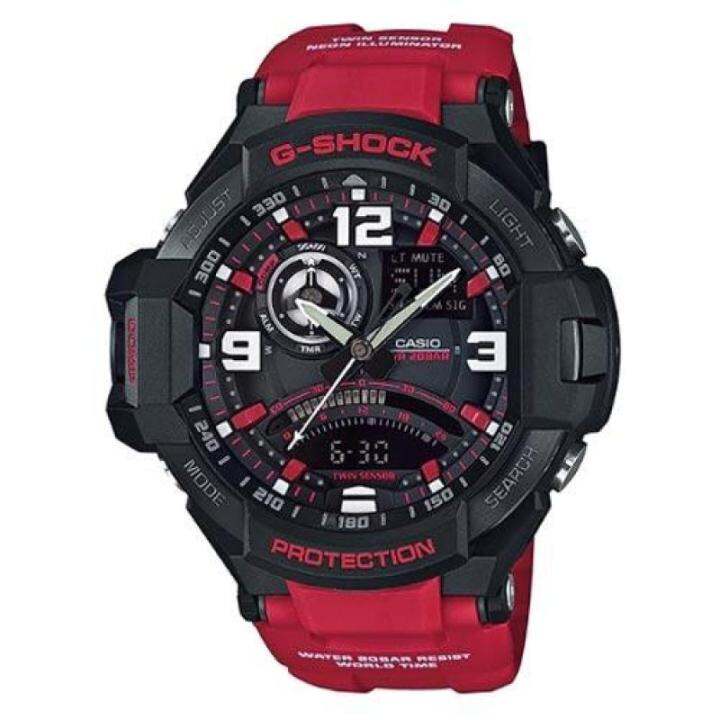 g-shock-ga1000-ของแท้ผู้ชายกีฬานาฬิกาเซ็นเซอร์คู่เคลื่อนไหวกลางแจ้งกันกระแทกกันน้ำโคลนอัตโนมัติยกไฟรับประกันสี่ปี-ga-1000-4b