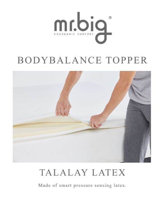 mr.big BodyBalance Topper (Single, Queen and King available). Made from