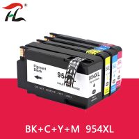 4PK ตลับหมึก954Xl สามารถเติมได้สำหรับ Hp 954 Officejet Pro 8720 8710 8730 7740 7720เครื่องพิมพ์ออลอินวัน