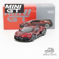 MINI GT 1:64 Bugatti Divo Red Metallic LHD Diecast Model Car Die-Cast Vehicles