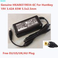 HKA06519034-6C ของแท้3.42A 19V 65W HKA06519034-6K อะแดปเตอร์ AC สำหรับ Huntkey GIMI Intel NUC แล็ปท็อปขนาดเล็กเครื่องชาร์จอุปกรณ์ไฟฟ้าของแท้