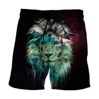 2023 new2023 New Men Beach Shorts Male Swimming Trunks Swimsuits Man Surf Beach Swim Sports Pants Board Lion King 3D Mens Clothing 6XL