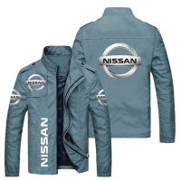 Men Jacket Nissan Car Logo Printed Jacket Outdoor Waterproof Windbreaker Punk Riding Motorcycle Bike Jacket Men Clothing Coats