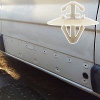 【CW】∋♚  Car Side Moulding Lower Rivet Door Card Trim Clip Renault Trafic (X83) Kangoo X76 X61 Vauxhall Movano 7703077421