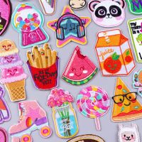 ► Cartoon/Food Patch Small animal Embroidery Patches On Clothes DIY Iron On Patches For Clothing Sew/Ironing Sticker Fusible Patch