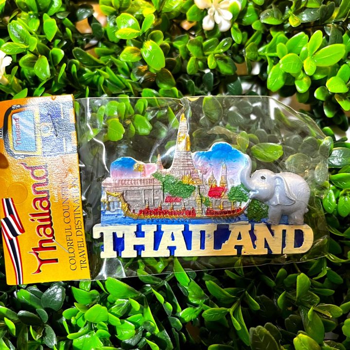 magnet-แม่เหล็ก-ของตกแต่งบ้าน-ของชำร่วย-ของฝาก-ของที่ระลึก-souvenir-thailand-color-thailand-ขายยกแพ็ค-1-แพ็ค-10-ขิ้น-มี-6-สี