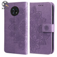 XICCI G10เคสสำหรับ Nokia พลิก/G20/C10/C20/G50เคสโทรศัพท์เจ็ดกลีบลายนูนเคสโทรศัพท์หนังมีกระเป๋าเงินแม่เหล็ก