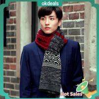 OKDEALS Casual Soft Accessories Warm Autumn Winter Cashmere Mens Scarves