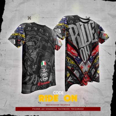 Ride On Outfit | Baju | Jersey Size S-5XL 3D Tshirt T-Shirt Mens Jersey