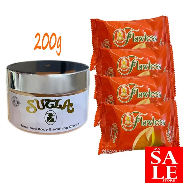 1 + 4 Sutla Face and Body Bleaching Cream Set Lazada PH