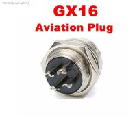 ✼✎❄ 1 pcs GX16 2P 3P 4P 5P 6P 7P 8 9 10 Pin Male Circular Aviation Connector Plug 16MM Wire Panel Metal Connector