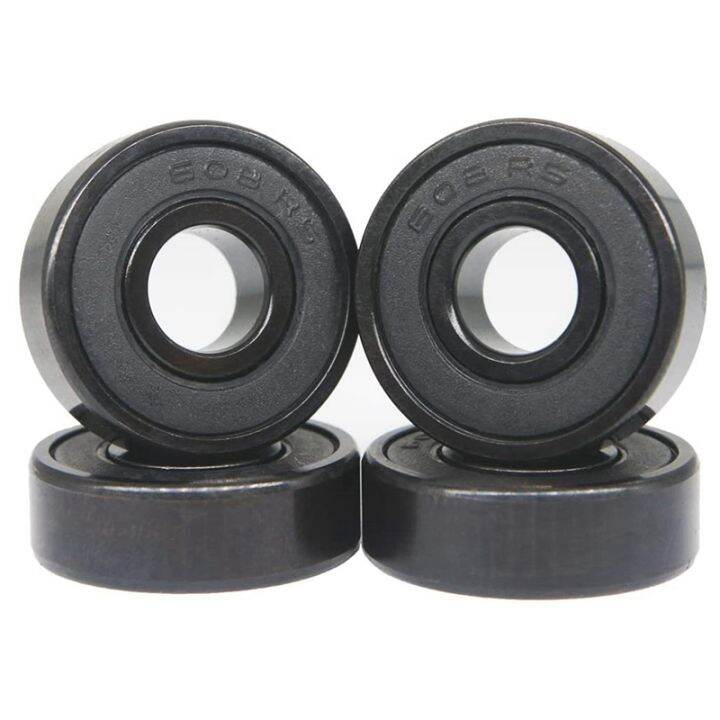 HighSpeed 608RS Hybrid Black Ceramic Bearings Skateboard Bearings