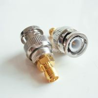 1Pcs Connector BNC Male Plug To RP-SMA RPSMA Female Jack Center Coaxial RF Adapter Connector Electrical Connectors