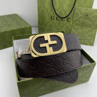 (Fashion high-end belt)Gift Box Packaging2023 new G belt, mens belt, cowhide embossed pattern on the top, with new steel buckle