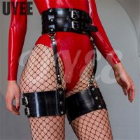 ❁☊✙ touji205285128 UYEE Garter Punk Waist Leg Bondage Suspenders Harness Fetish Bdsm Gothic