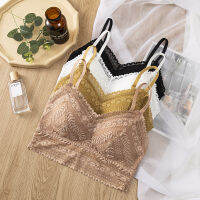 【CW】ฤดูร้อนผู้หญิง Lace Bralette พาดไหล่ปรับได้สายคล้องผ้าคลุมนอนรอบที่ไม่มีสายหนังชุดชั้นในยกทรงเสื้อขนาดใหญ่พิเศษ 1 1 1 1 1