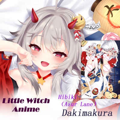 Dakimakura Anime Hibiki（Azur Lane）Double-sided Print Life-size Body Pillow Cover