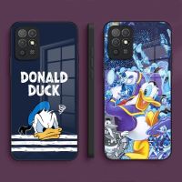 【 Nana Ko Electron】เคสโทรศัพท์รูปเป็ดโดนัลด์สำหรับ Huawei P40 P50 P20 P9 Smartp Z Pro Plus 2019 2021และเคสโน้ตบุ๊คหลากสีกระจกเทมเปอร์