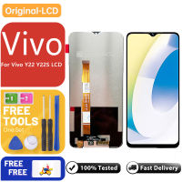 หน้าจอจอ LCD แบบดั้งเดิมสำหรับ Y22S Vivo Y22จอแสดงผล LCD แบบสัมผัสหน้าจออะไหล่ทดแทนประกอบ Digiziter