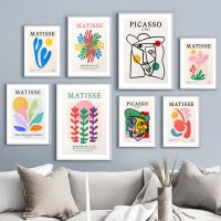 Picasso Matisse Nordic Poster Surreal Style Abstract Canvas Painting Fauvism Wall Art Print Home Decor Pictures for Living Room