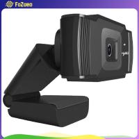 FoZueo S70เว็บแคม HXSJ พร้อมไมโครโฟนกล้องเว็บ HD USB 1080P Clip-On สำหรับคอมพิวเตอร์