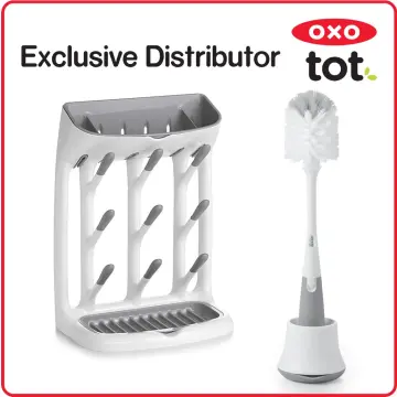 Order the OXO Tot On-The-Go Drying Rack & Bottle Brush online