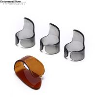 ஐ❒❀ 4PCS Celluloid Finger Thumb Guitar Picks Mediator Celluloid Thumbpick Fingerpicks Shell Plectrum Guitar Accessories