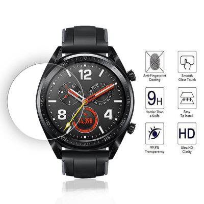❡✆ ตัวป้องกันสำหรับ Huawei Watch GT2 Fit ตัวป้องกันหน้าจอนาฬิกาฟิล์มกระจกนิรภัยสำหรับ Huawei Watch 46มม. 42มม. อุปกรณ์เสริม