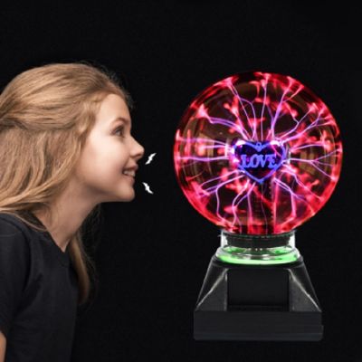 Night Light Plasma Ball Lamp Surface Touchable Magical Electrostatic Induction Switch Button Control Gifts For Children Kids
