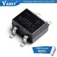 วงจรเรียงกระแสเฟส0.5A 20ชิ้น600V Single SOP-4และไดโอดบริดจ์ MB6S ไฟฟ้าดั้งเดิม