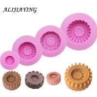 1Pcs Silicone Mold Tires Wheel Chocolate Cake Molds Car Tyre Shape Fondant Cake Decorating Tools Resin Clay Soap Mold D0623