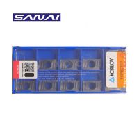 SANAI CNC คาร์ไบด์แทรก 10pcs KORLOY APMT1604 PDER-Q PC5300 เครื่องกลึงใบมีดตัดเครื่องมือเครื่องจักรกลึงเครื่องมือแทรก