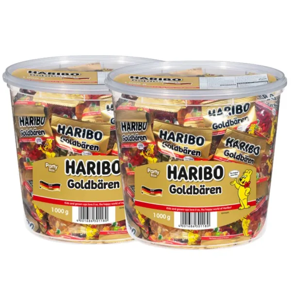 Haribo Gold Beren Gold Baren 1 kg × 2 | Lazada Singapore