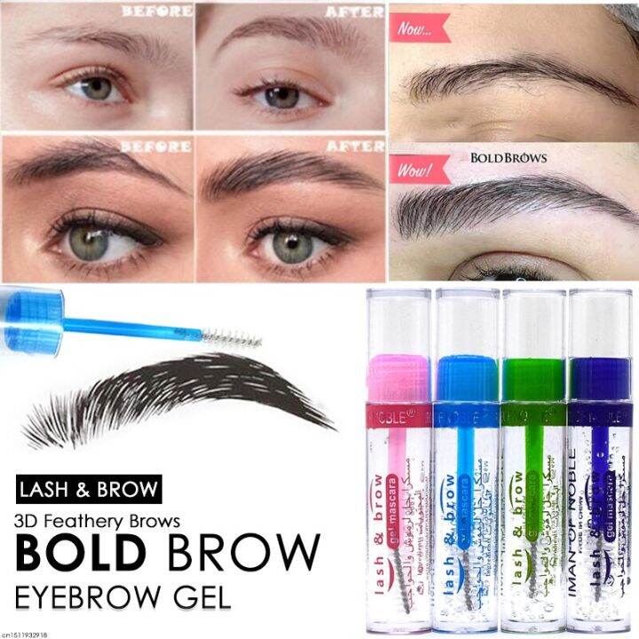 Maskara Gel Bening Clear Pelentik Bulumata IMAN OF NOBLE Lash & Brow