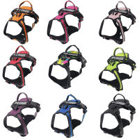 New Reflective Dog Harness Leash Adjustable Mesh Collar Chest Strap Leash Harnesses With Traction Rope Accessories