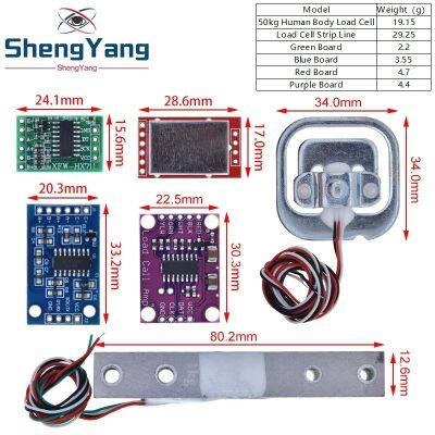 【jw】❀  Load Cell 1KG 5KG 10KG 20KG HX711 Module Weight Sensor Scale Aluminum Alloy Weighing Pressure