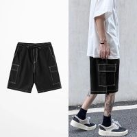 Summer Hip Hop INS Cargo Five Point Sport Shorts Men Tide Brand Short Pants Hip Hop Big Pockets Oversize Mens Shorts