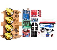 【YD】 New Avoidance tracking Motor Car Chassis Speed Encoder Battery 2WD 4WD Ultrasonic module kit