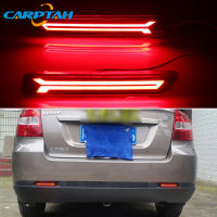 2PCS For Suzuki Vitara 2015 2016 2017 2018 LED Rear Fog Lamp Car LED Bumper Light ke Light Reflector 2-in-1 Functions