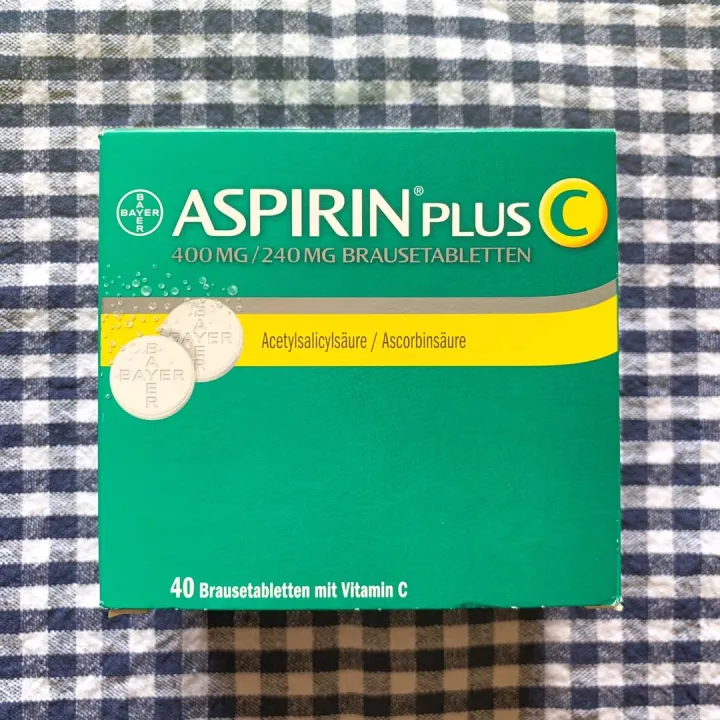 Spot Germany Bayer aspirin vitamin C effervescent tablets Bayer aspirin