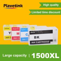 Plavetink หมึกเติมได้4ชิ้น1500XL PGI1500ใช้ได้กับแคนนอนเติมหมึกได้สูงสุด MB2050 MB2150 MB2350 PGI-1500XL MB2750