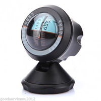 Round Adjustable Angle Car Interior Van ABS Slope Tilt Indicator Level Balance Meter Tool