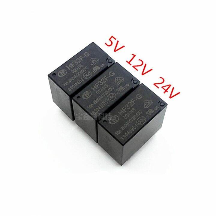 รีเลย์5ชิ้น ล็อต Jzc Hf32f G 005 Hs Hf32f G 012 Hs 4pin 10a Th