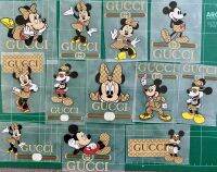 ตัวรีดแบรนด์เนม Gucci x mickey  ? ตัวรีดการตูน ? เช็ตใหม่ล่าสุด  รีดง่ายแผ่นฟิมล์รีดร้อน