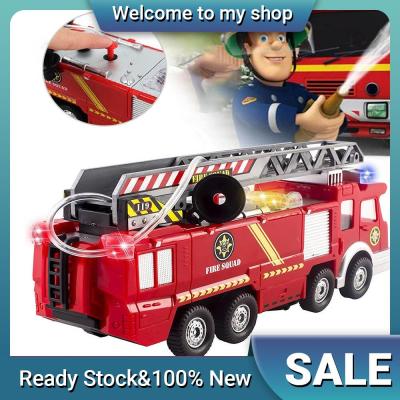 Toys For Kids Fire Engine Truck Toy With Light Sound Fire Safety Cars Boy Gift